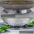 Stainless Steel Micro-Perforated 5-Quart Colander - Professional Strainer with Heavy Duty Handles and Self-draining Solid Ring Base - Dishwasher S...