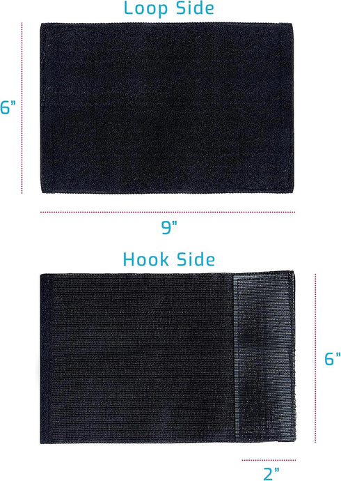 Extender Strap - Multipurpose Elastic Hook and Loop Extension for Ice Packs, Ice Belts, Back/Knee/Ankle Braces, Vests, Wraps, and Belts - Made in ...