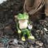 Miniature Frog Garden Statue - 2" Tall - Mini Outdoor Accessory Figurine for Fairy Garden...