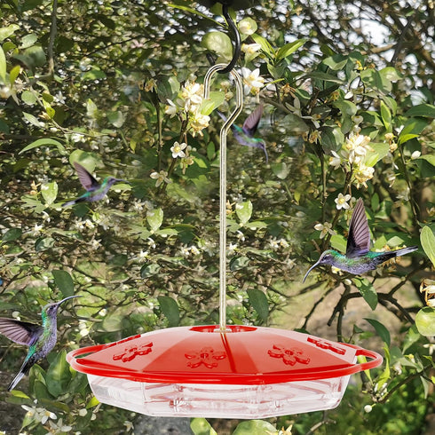 Juegoal 16 oz Hanging Hummingbird Feeder (16 oz)...