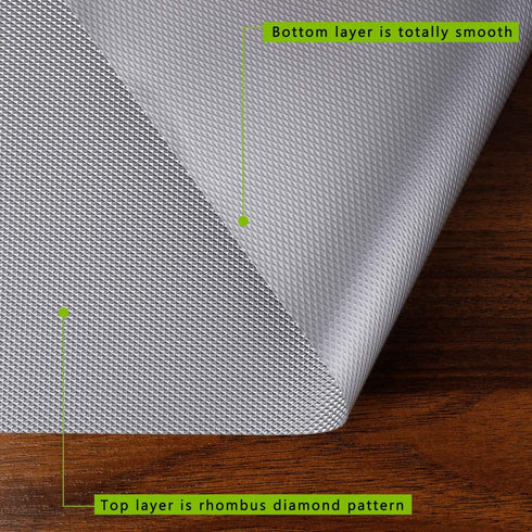 Kitchen Shelf Liner Drawer Liners, Non-Adhesive Refrigerator Liners Waterproof Fridge Mats with Strong Durable Kitchen Cabinets Mat for Drawers, S...