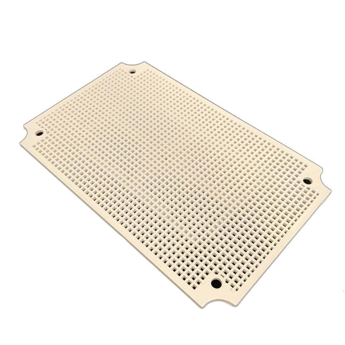 BUD Industries NBX-32916-PL ABS Plastic Internal Panel 10.51" L x 6.69" W x 0.13" D, Natural...