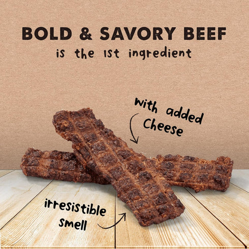 Cloud Star Wag More Bark Less Jerky: Philly Cheesesteak Beef - 10 oz....