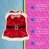 Doggy Parton Red Faux Fur Trimmed Dollys Little Holiday Dress for Pets, Large...