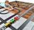 PlayTape Road Tape for Toy Cars - Sticks to Flat Surfaces, No Residue; 2-Pack of 30 ft. x 2 in. Black Road...