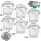 6 Pcs Ultrasonic Watch Parts Cleaner Baskets Stainless Steel Jewelry Steam Cleaner Ultrasonic Parts Cleaner Basket Mesh Ball Cleaning Small Holder...