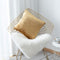 Home Brilliant Gold Pillow Covers Square Velvet Euro Shams for Patio Modern Large Throw Pillowcases for Living Room Sofa Decorations, 24x24 inch(6...