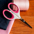 SINGER 07190 4-Inch Craft Scissors with Pink and White Comfort Grip, ,...