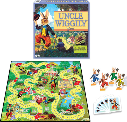 Winning Moves Uncle Wiggily Games USA, The Classic Child's First Reading Game, for 2 to 4 Players, Ages 4+...