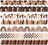 82ft Back to School Diversity Bulletin Board Borders Set Equality Growth Skin Tone Hands Hearts Border Trim for School Classroom Sunday School Off...