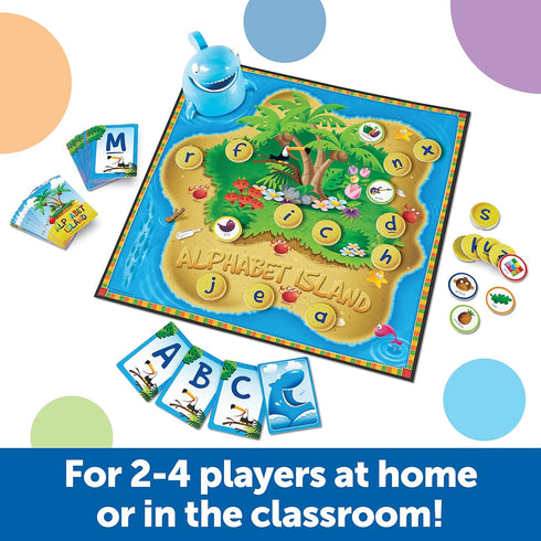 Learning Resources Alphabet Island, Letter & Sounds Game, Language Development Toy, Alphabet Learning Toys, ABC Board Games for Kids, Ages 4+...