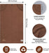Dog Towel Super Absorbent Quick Drying Super Soft Microfiber Pet Towel for Dogs, Cats and Other Pets (55 x 28 Inches, Brown)...