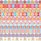 80Ft Groovy Bulletin Board Borders Boho Smile Rainbow Daisy Sun Retro Floral Pink Hippie Trim Boarders Bulletin Board Stickers for Classroom Offic...