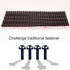 Dual Lock Fastener 2in x 4in 4pcs,Reclosable Interlocking Tape Heavy Duty EZ Pass Holder, Adhesive Hook Lock Sticky Back Mushroom Mounting Tape Bl...