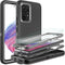 for Samsung A53 5G Case, Galaxy A53 5G Case with 2 Pcs Nano Explosion-Proof Film, 3 in 1 Full Body Shockproof Heavy Duty Protection Case for Samsu...