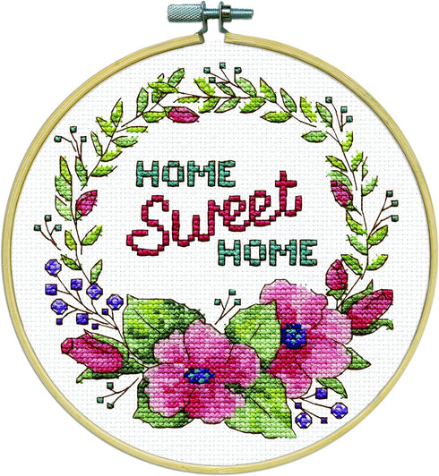 Design Works Crafts Janlynn Counted Cross Stitch Kit, Home Sweet Home, by The Yard...