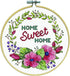 Design Works Crafts Janlynn Counted Cross Stitch Kit, Home Sweet Home, by The Yard...