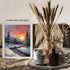 Posterizer 1 pcs-beautiful scenary of snowy winter in oil painting style-4-Landscape & Nature Art-GIft for Men Women Teens-Dining Room Decor- unfr...