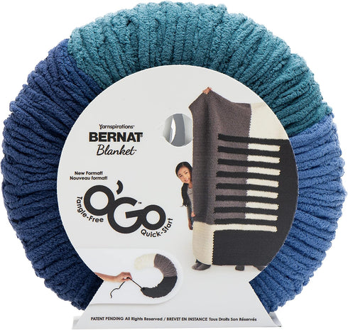 Bernat Blanket O'GO Yarn, 1 Pack, Atlantic...