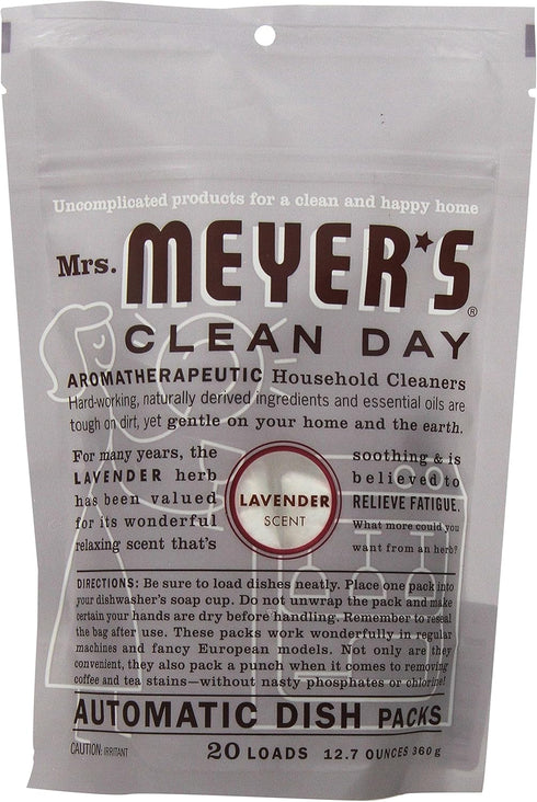 Mrs. Meyer's Auto Dishwash Packs, Lavender, 12.7 Ounce...