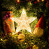 Christmas Tree Topper Star Warm White Light Christmas Tree Decor for Christmas Holiday Home Fit for General Size Xmas Tree, 8.7 Inch...