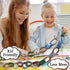 300 Christmas-Themed Paper Chain Strips for Crafting. No Glue or Tape Needed. Kid Friendly & Family Fun. 10 Winter Patterns. Yields Over 50 Feet o...