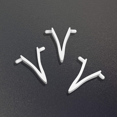 Funmit Pool Butterfly Clips V-Clips Attachment Clips Replacement for Pool Spa Brush Leaf Rake Leaf Skimmer (24 Pack)...