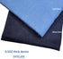 8.5OZ Cotton Durable Denim Fabric 67 Inches Width Entelare(Deep Blue 1Yard)...
