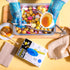 [500-Box Disposable Plastic Poly Gloves - One Size Fits Most - Color Variants - Single-Use Hand Covers for Food Safe Handling, Preparation, Kitche...