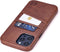 Dockem Wallet Case for iPhone 12 Pro Max: Built-in Metal Plate for Magnetic Mounting & 2 Credit Card Holders: 6.7" Exec M2, Smooth Synthetic Leath...