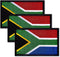 ZXvZYT 3 Pack South Africa Flag Embroidered Patches South African Flags Military Emblem Patch for Clothes Hat Backpacks Decorations...