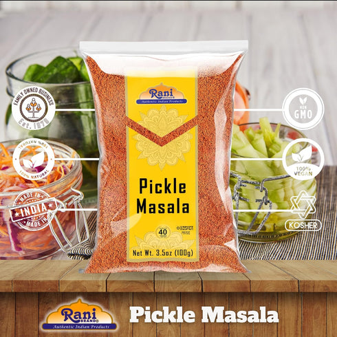 Rani Pickle (Achar) Masala Indian Spice Blend 3.5oz (100g) ~ All Natural | Vegan | Gluten Friendly | NON-GMO | No colors | Indian Origin...