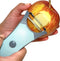 2-in-1 Rotating Peeler with Straight and Serrated Stainless Steel Blades (Light Blue)...