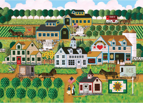 RoseArt - Home Country - Yankee Seed Co. - 1000 Piece Jigsaw Puzzle for Adults...