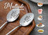 Engraved Ice Cream Spoons, Gifts for Couple, 2 Pcs Stainless Steel Coffee Spoon, To a Lifetime of Ice Cream Together...
