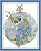 Stitchmelody Stamped Cross Stitch Kits,11CT Printed Pattern Embroidery Kit,DIY Needlework Set-Owl in Snow 31cm×41cm...