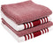 KAF Home Kitchen Towels, Set of 4 Absorbent, Durable and Soft Towels | Perfect for Kitchen Messes and Drying Dishes, 18 x 28 – Inches, Wine...