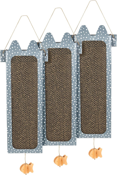 Kitty City Reversible/Double Use Hanging Scratcher 3-Pk...