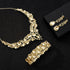 Rhinestone Bridal Jewelry Sets for Women Crystal Necklace Earrings Bracelet Set Silver-Tone Wedding Bridal Bridesmaid Gifts fit with Wedding Dress...