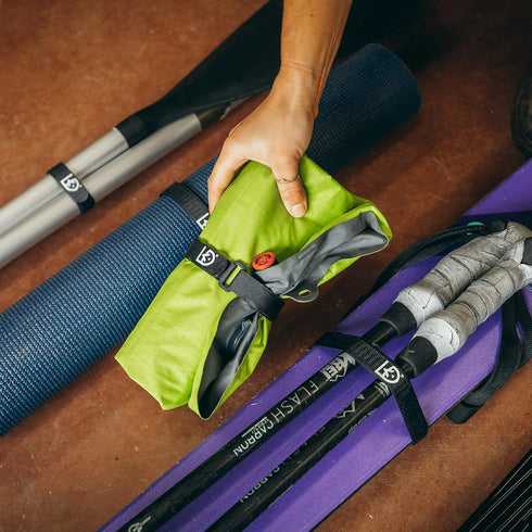 GEAR AID ¾” Fast Wrap Keeps Gear Organized and Secure with Adjustable, Cinch-and-Stick Straps with D-Ring, 18” Length, Pair, 2 Pack...