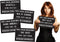 20 Funny Mugshot Signs (Black & White) - Selfie Photo Booth Prop Party Supplies for Bachelorette Party Games, Bridal Shower, Girls Night Out, Birt...