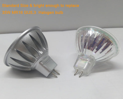 ALIDE MR16 Led Bulbs 5W Replace 20W 35W Halogen Equivalent,2700K Soft Warm White,12V Low Voltage MR16 GU5.3 Bulb Spotlights for Outdoor Landscape ...
