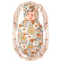 Konssy Baby Girl Newborn Receiving Blanket with Headband Set Baby Swaddle Floral Motif Nursery Swaddle Wrap...