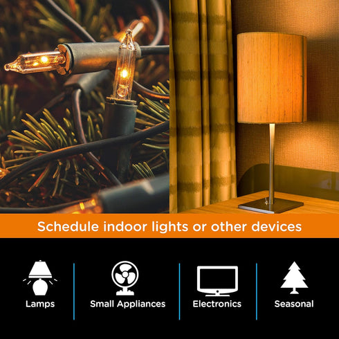 myTouchSmart Indoor Digital Timer, 1-Outlet Polarized (2-Prong) Plug-In, 26892......