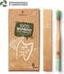 GREENZLA Kids Bamboo Toothbrushes (6 Pack) BPA Free Soft Bristles Eco-Friendly, Natural Toothbrush Set Biodegradable & Compostable Charcoal Wooden...