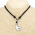 BlueRica Yin and Yang (Couple) Set on Adjustable Cord Necklaces...