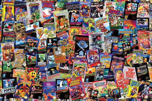 8-Bit Armageddon Retro Video Game Puzzle for Adults and Kids | 1000 Piece Jigsaw Puzzle Toy | Interactive Brain Teaser for Family Game Night | 28 ...