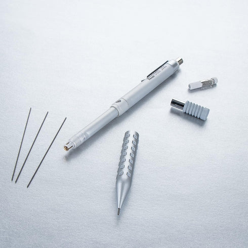 Pentel Smash Drafting Mechanical Pencil (0.5mm) - Special Edition Silver w/Tube...
