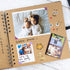 Bstorify Scrapbook Album 60 Pages (8 x 8 Inch) Brown Thick 200gsm Kraft Paper, Photo Album Scrapbook, Memory Book - Ideal for Your Scrapbooking Al...