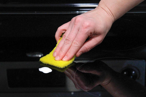 Cerama Bryte 1 x Scraper & 1 x Pad Kit Cooktop and Stove Top Cleaner for Glass - Ceramic Surfaces, 2 Piece Set...